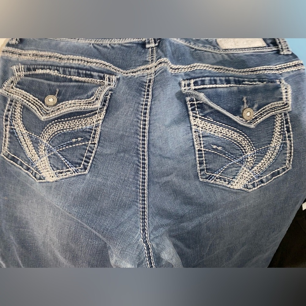 Ariya  Blue Denim Jeans - Picture 7 of 7